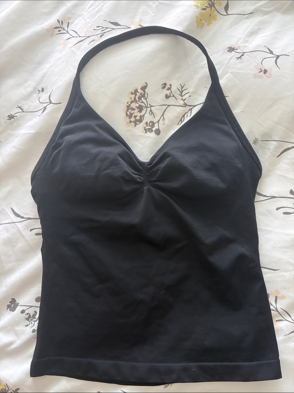 Dfyne Black Women’s Halter Tank Top